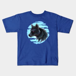 Wolf and Moon Kids T-Shirt